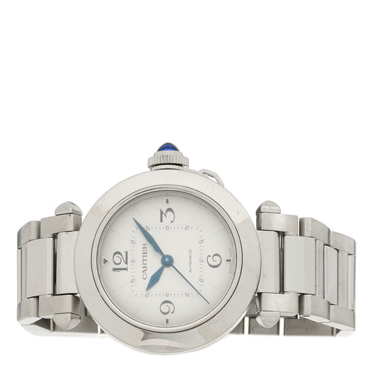 Stainless Steel 35mm Pasha C Automatic Watch Silver
