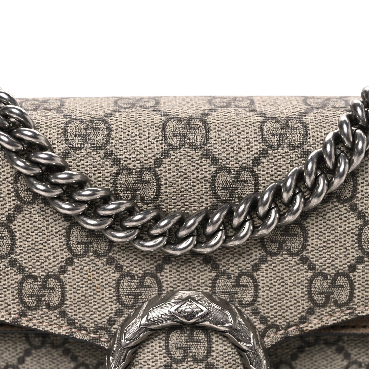 GG Supreme Monogram Mini Dionysus Shoulder Bag Taupe