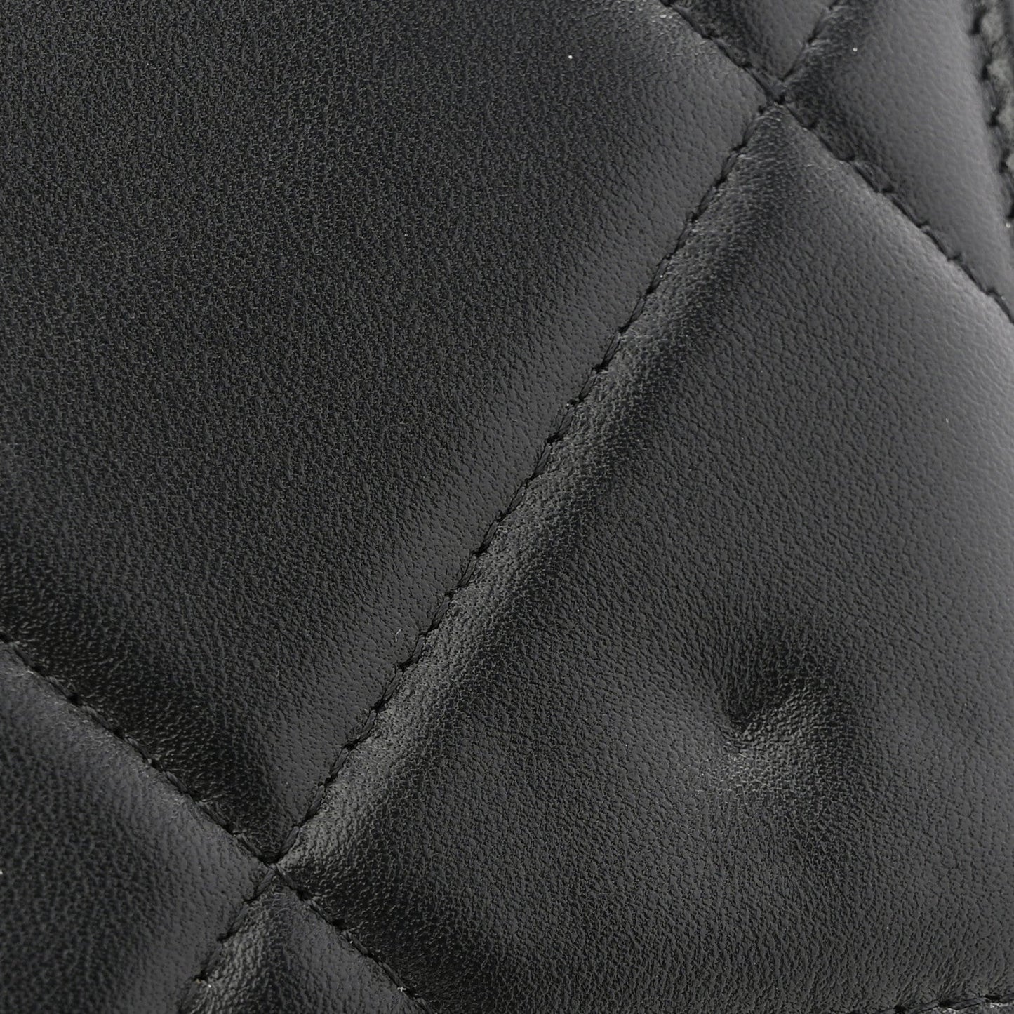 Lambskin Quilted Chanel 19 Wallet On Chain WOC Black