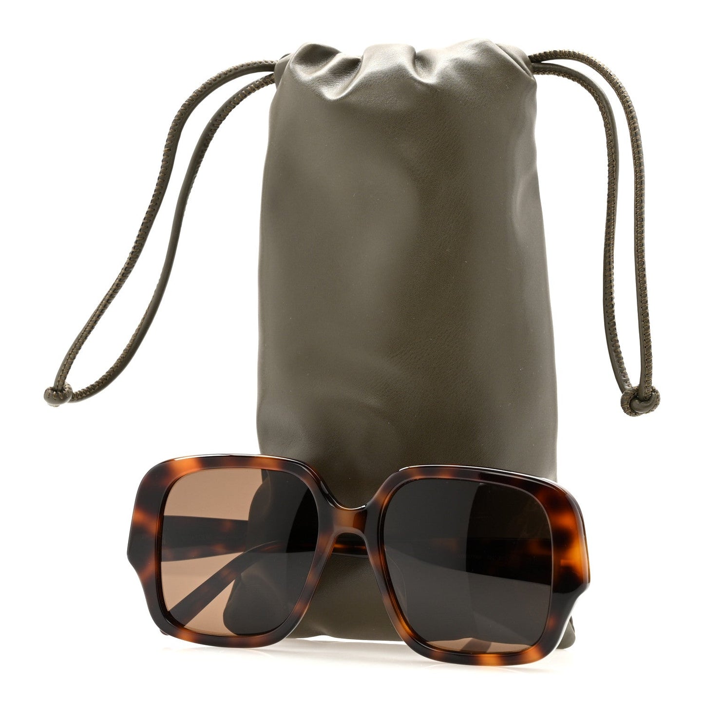 Acetate Square Sunglasses LW40134U Tortoise