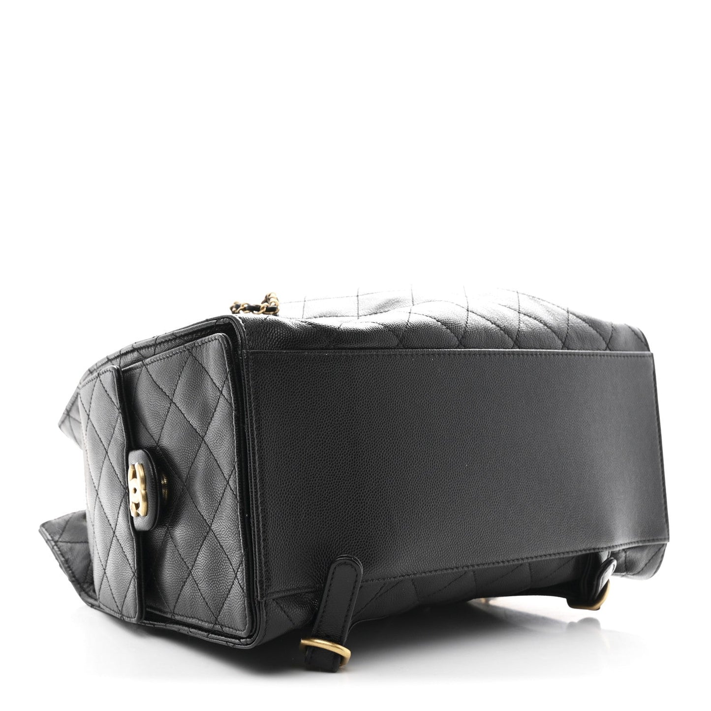 Caviar Quilted Large Chanel 25 Backpack Black