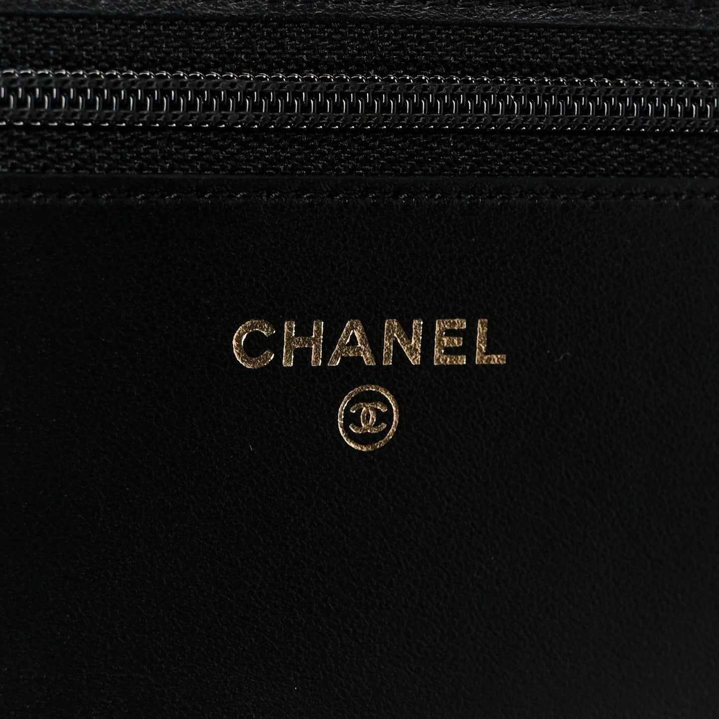 Caviar Quilted Boy Wallet On Chain WOC Black