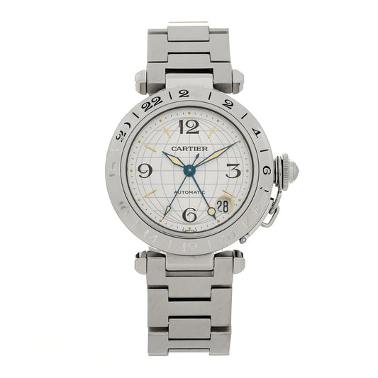 Stainless Steel 35mm Pasha GMT Automatic Watch