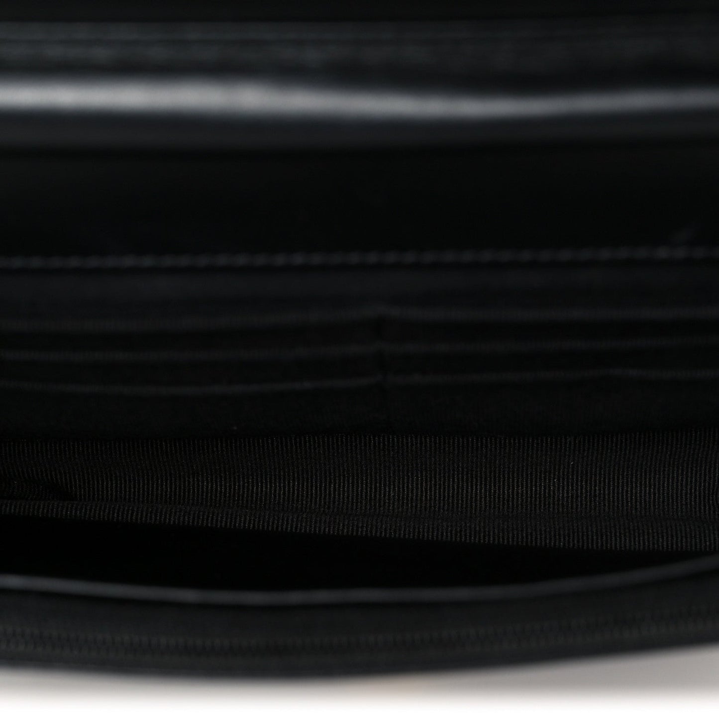Caviar Quilted Boy Wallet On Chain WOC Black