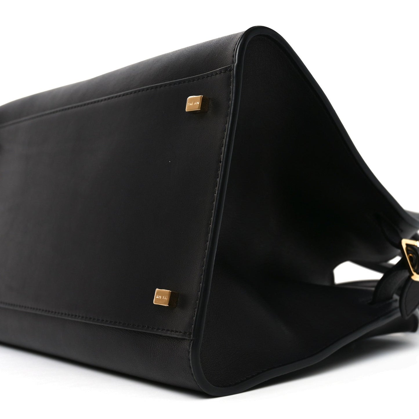 Polished Saddle Calfskin Soft Margaux 12 Black