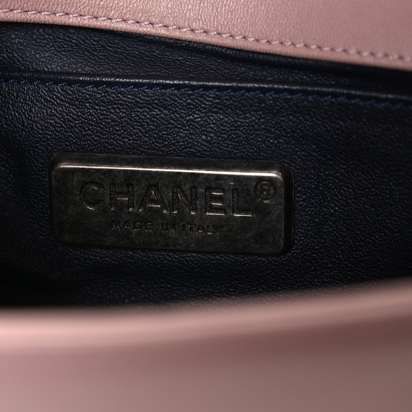 Fur Calfskin Small Boy Flap Pink