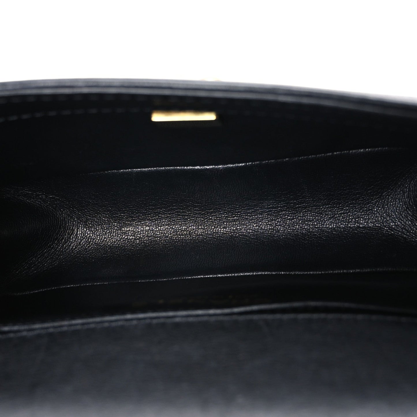 Lambskin Quilted Small Top Handle Boy Flap Black
