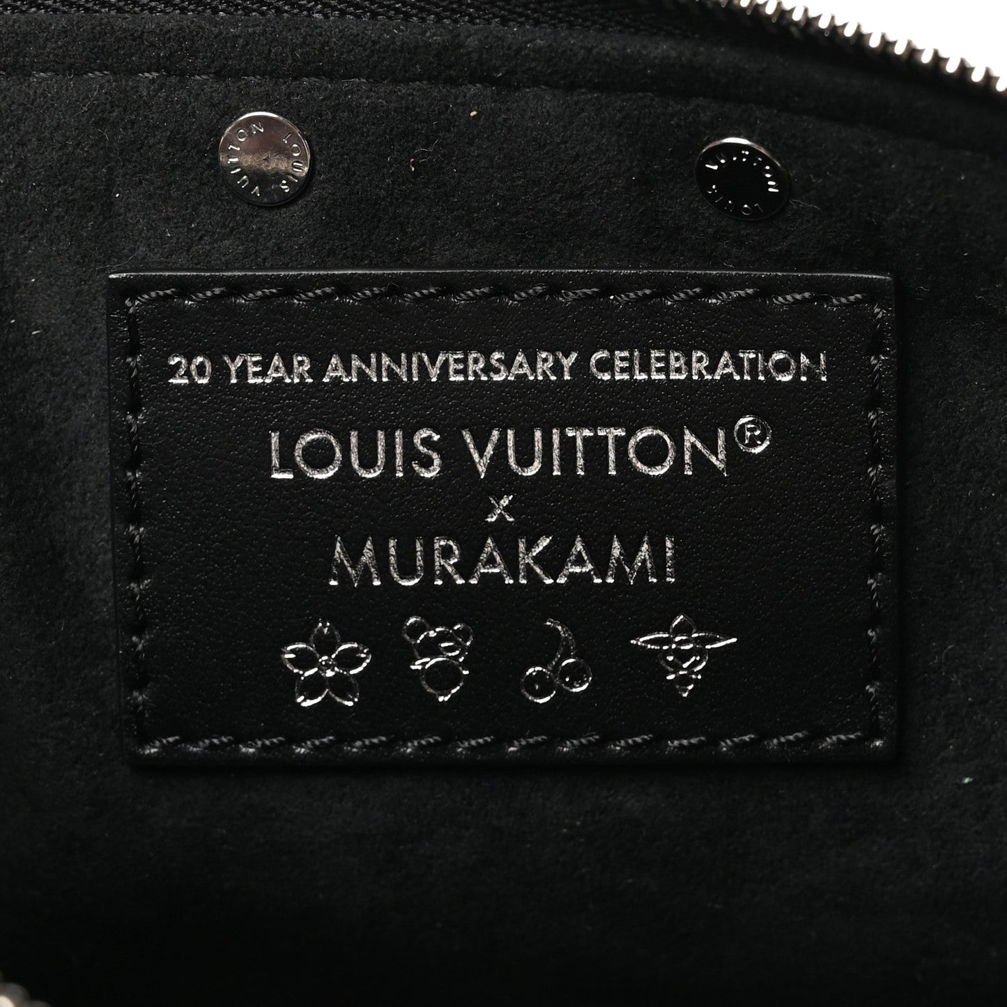 LV X TM Monogram Multicolor Pochette Accessories Black