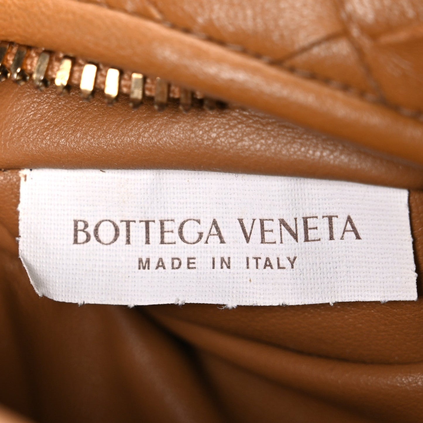 Nappa Intrecciato Mini Jodie Caramel