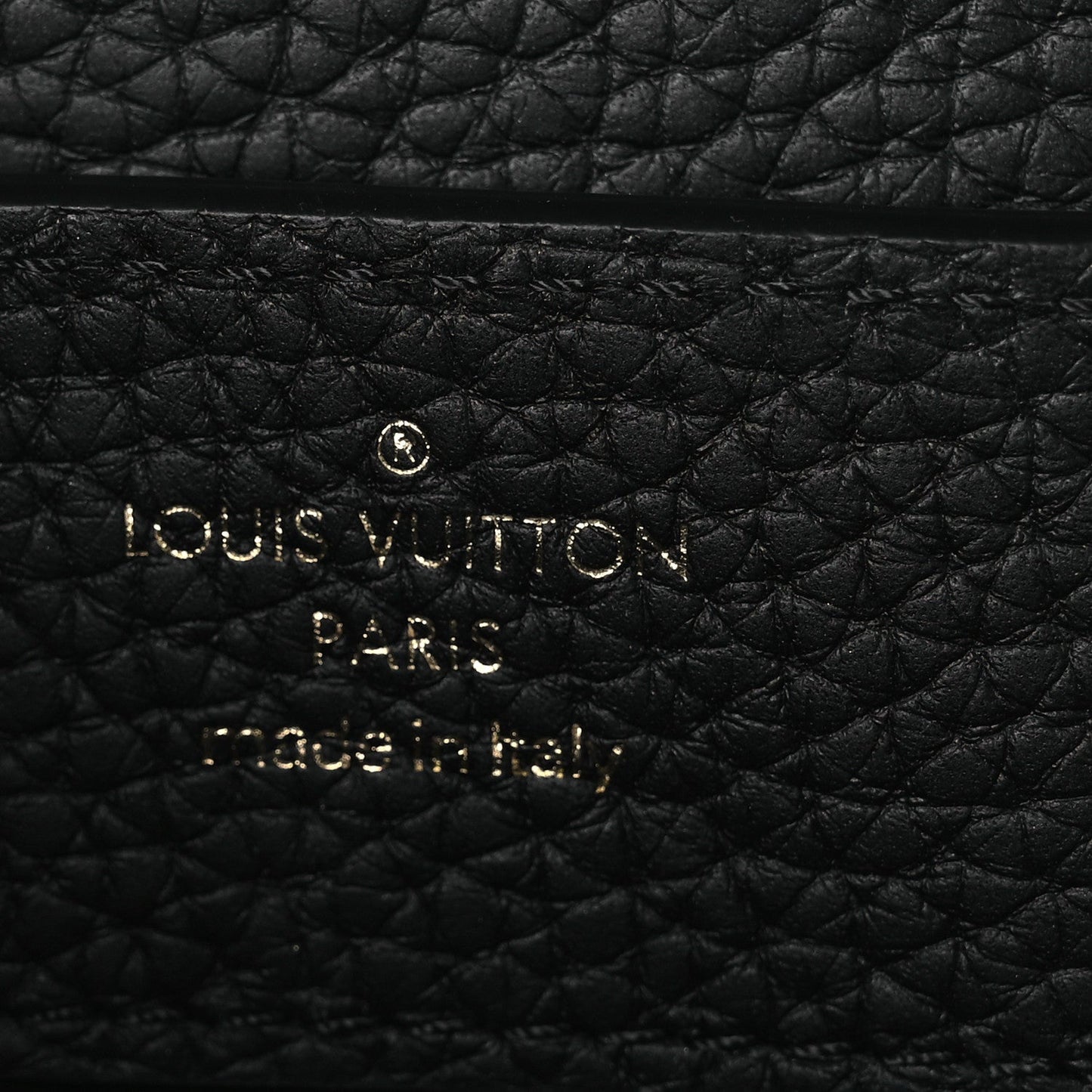 Taurillon Mini Capucines Black