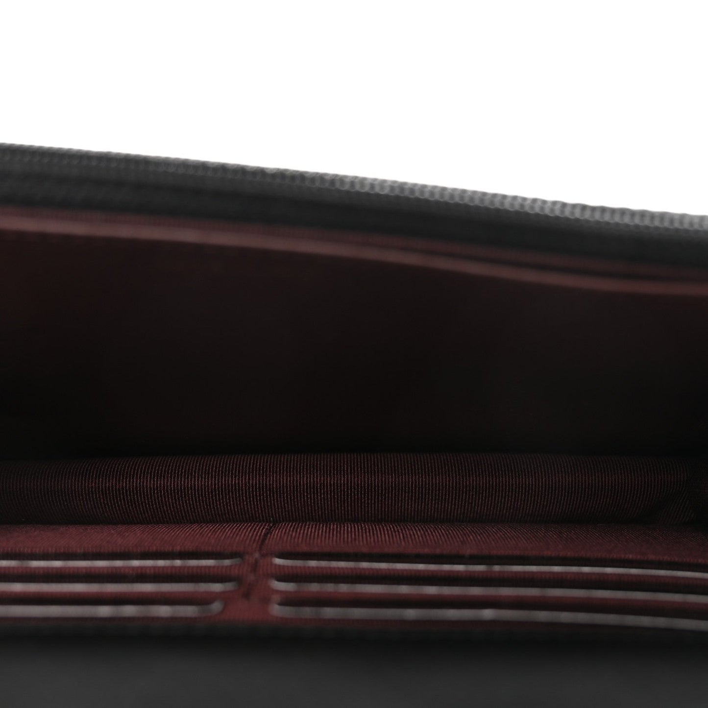 Lambskin Quilted Lucky Charms 2.55 Reissue Wallet On Chain WOC Black