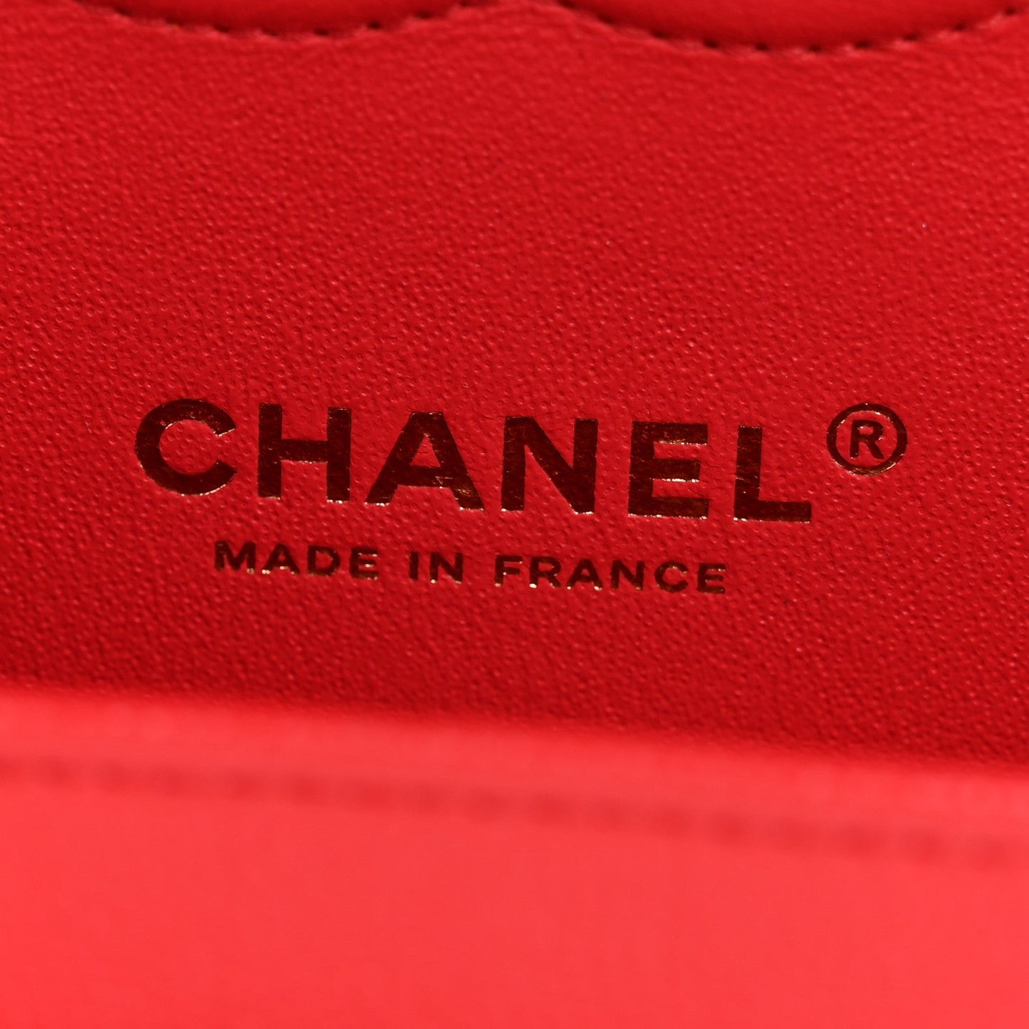 Caviar Quilted Medium Double Flap Red