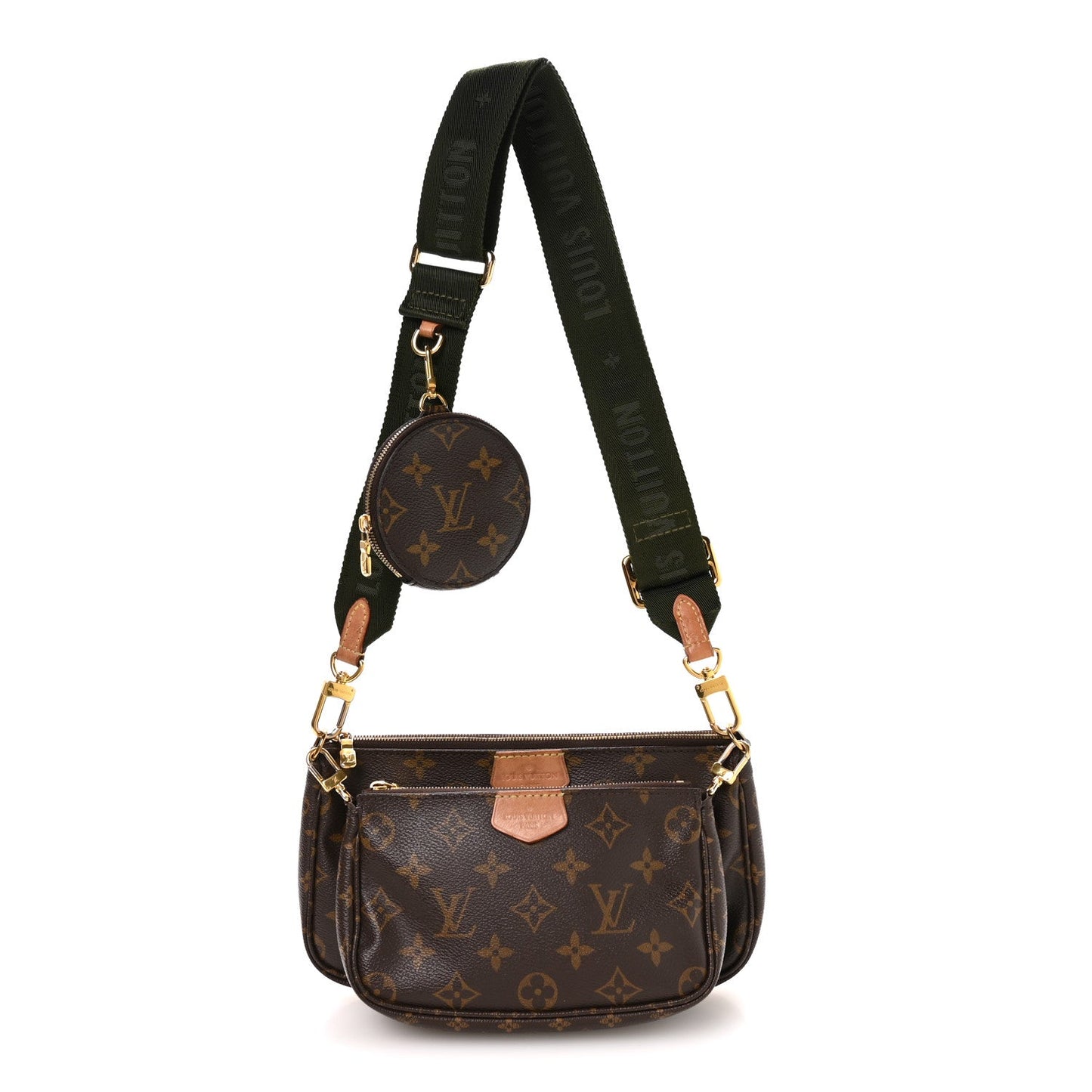 Monogram Multi Pochette Accessories Kaki