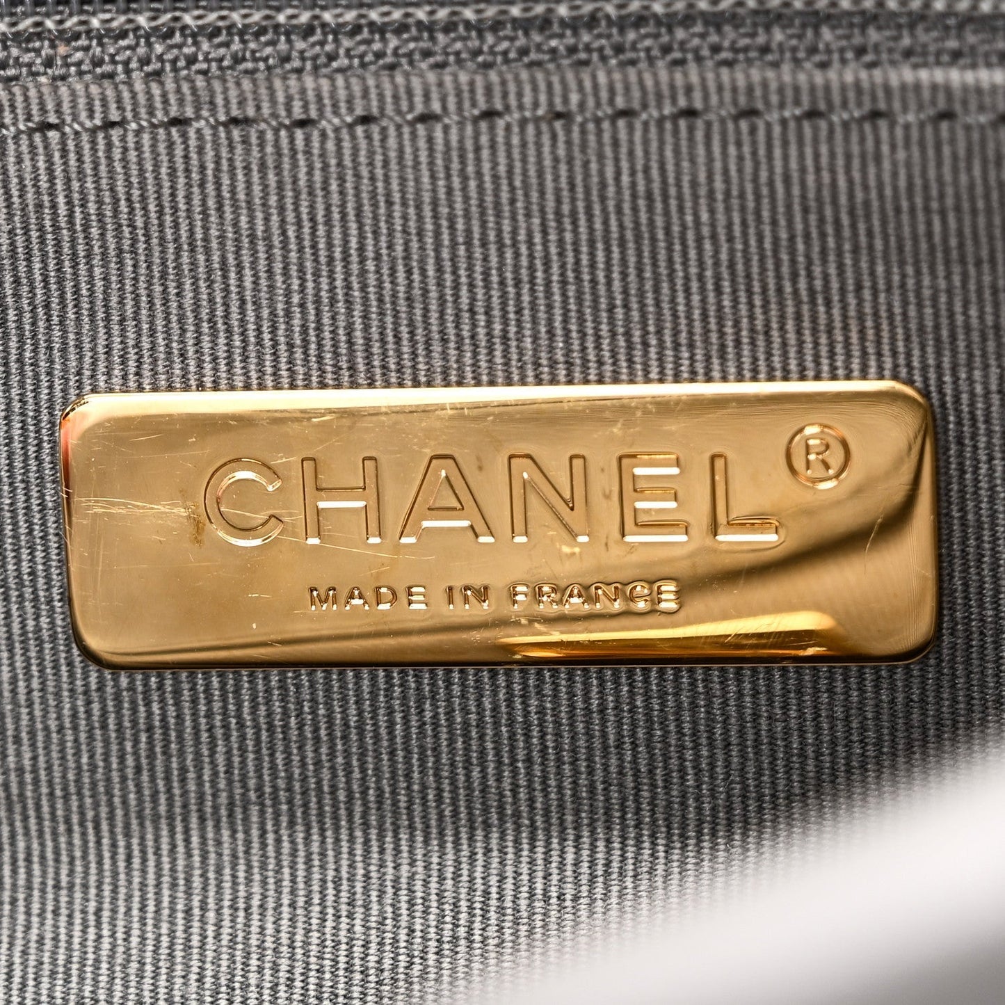 Lambskin Quilted Medium Chanel 19 Flap Grey