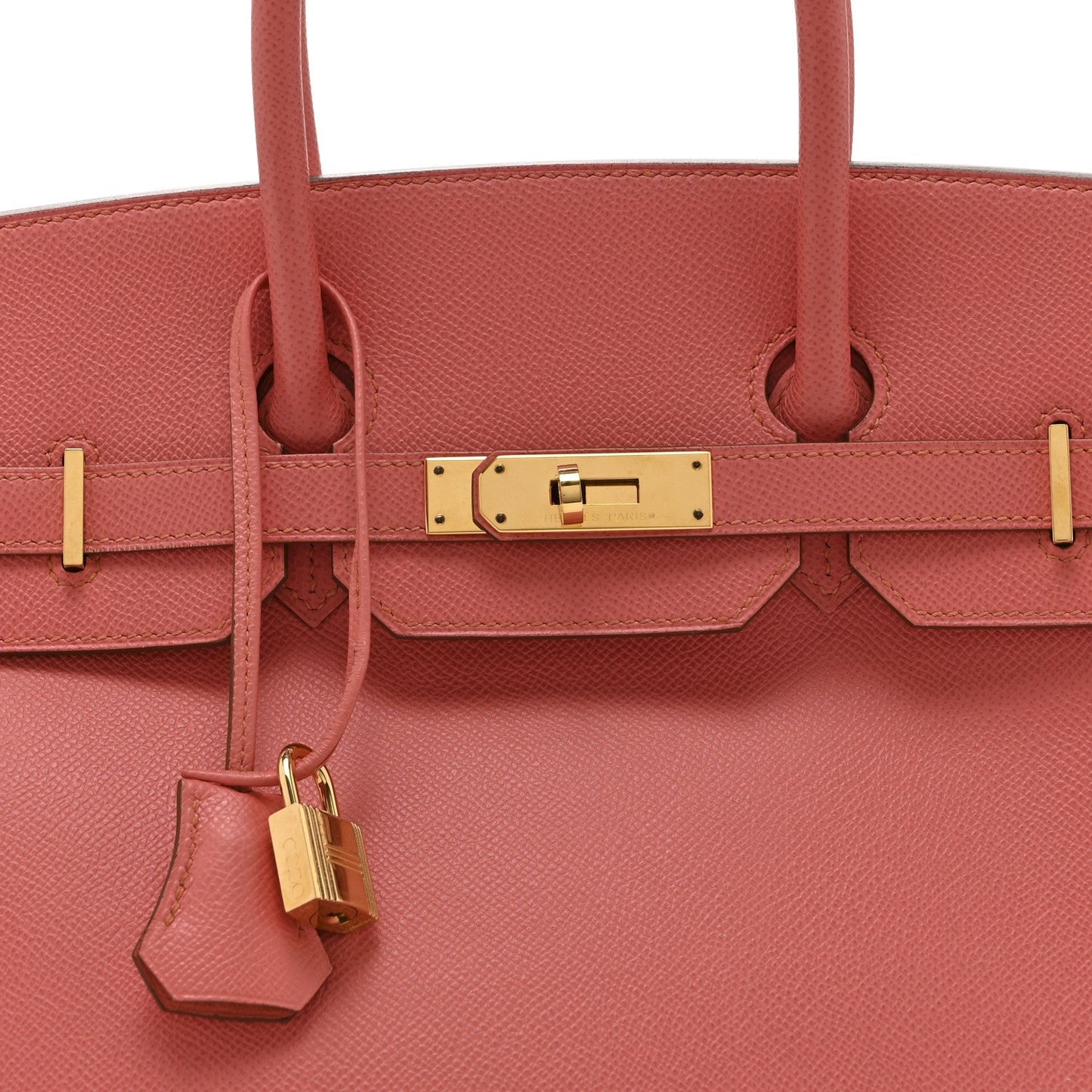 Epsom Birkin 35 Flamingo