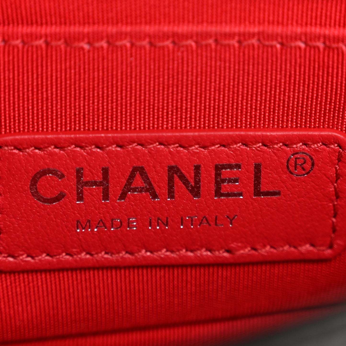 Lambskin Tweed Logo Embroidered Mini Boy Flap White Red Black
