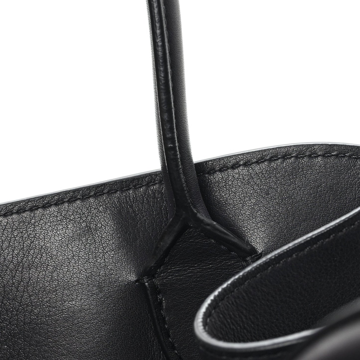 Polished Saddle Calfskin Soft Margaux 12 Black