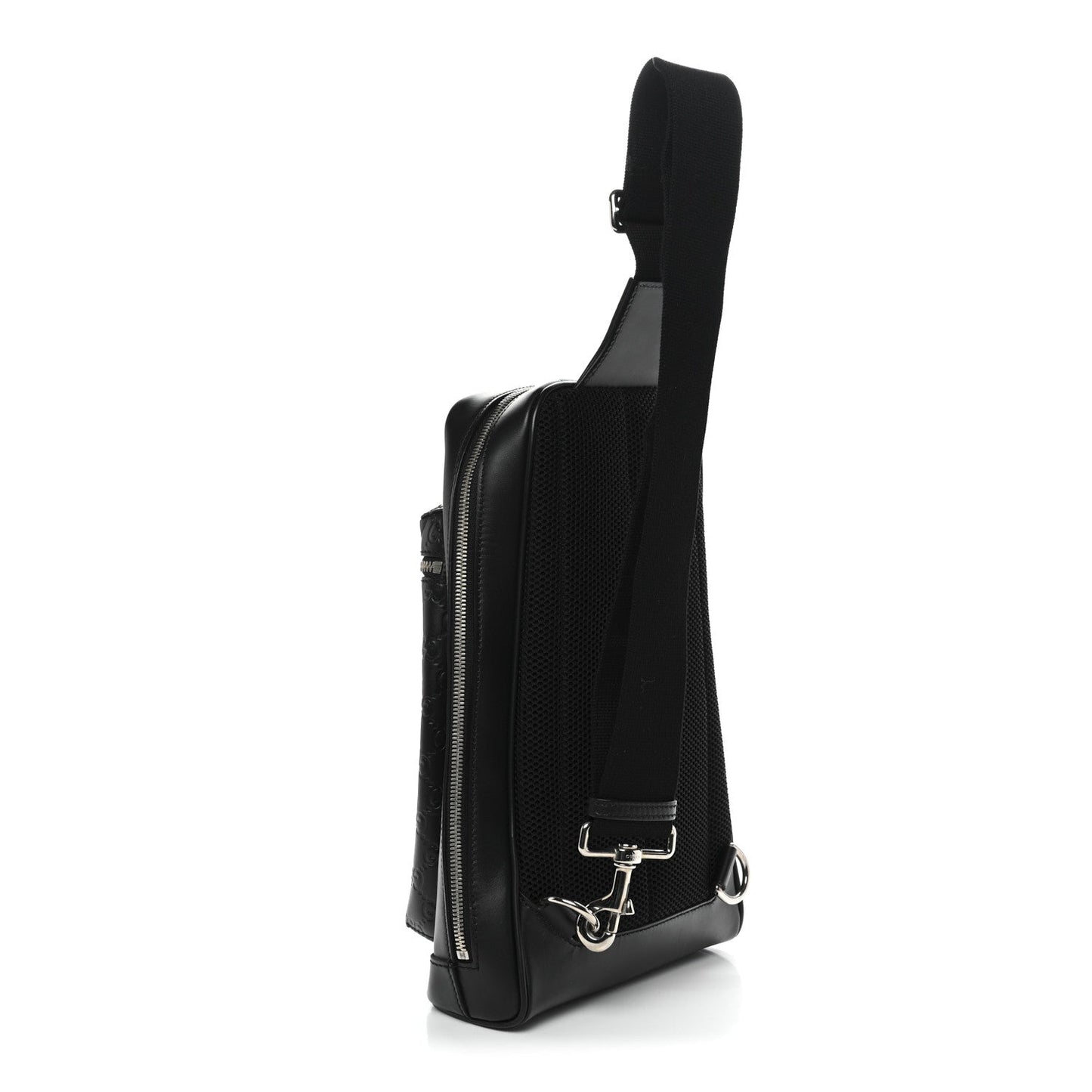 Guccissima Sling Backpack Black