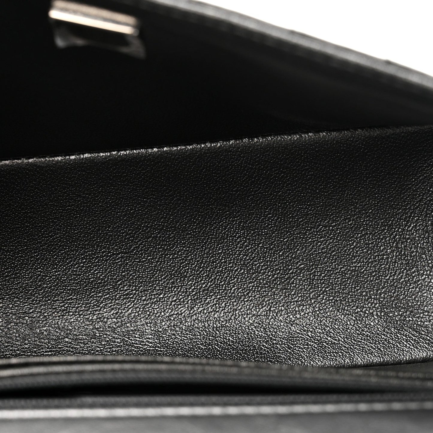 Metallic Aged Calfskin Chevron Quilted 2.55 Reissue Mini Flap Grey